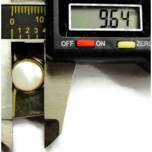 Money Clip Classic Mother Of Pearl Gold T Wallet Cash ID Credit Card Holder Vtg - Picture 10 of 11